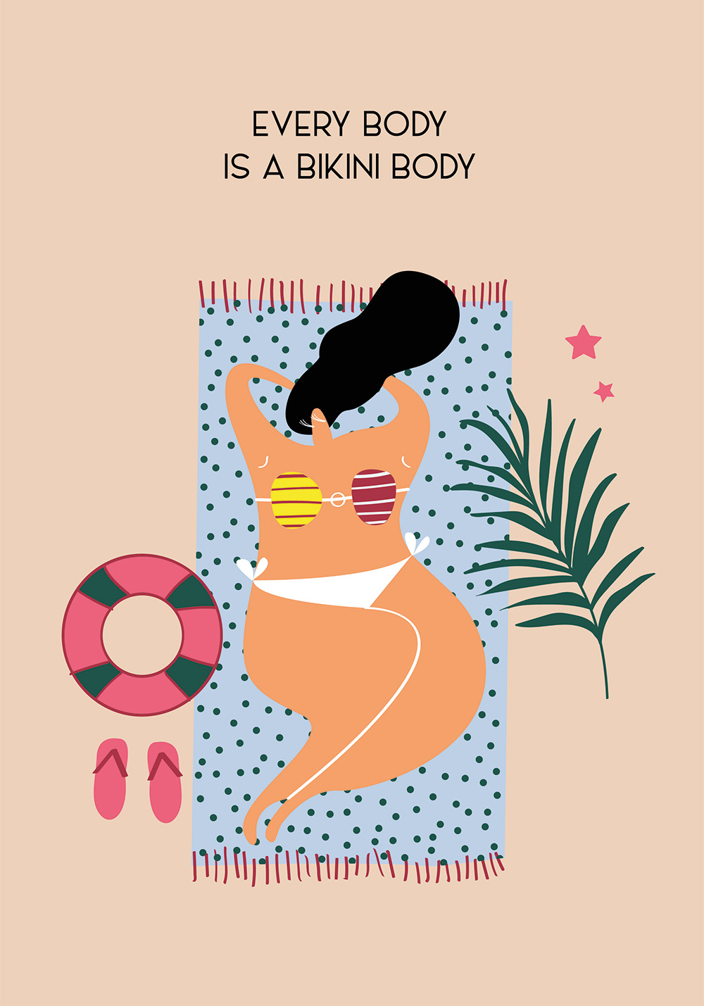 Poster de femme en bikini