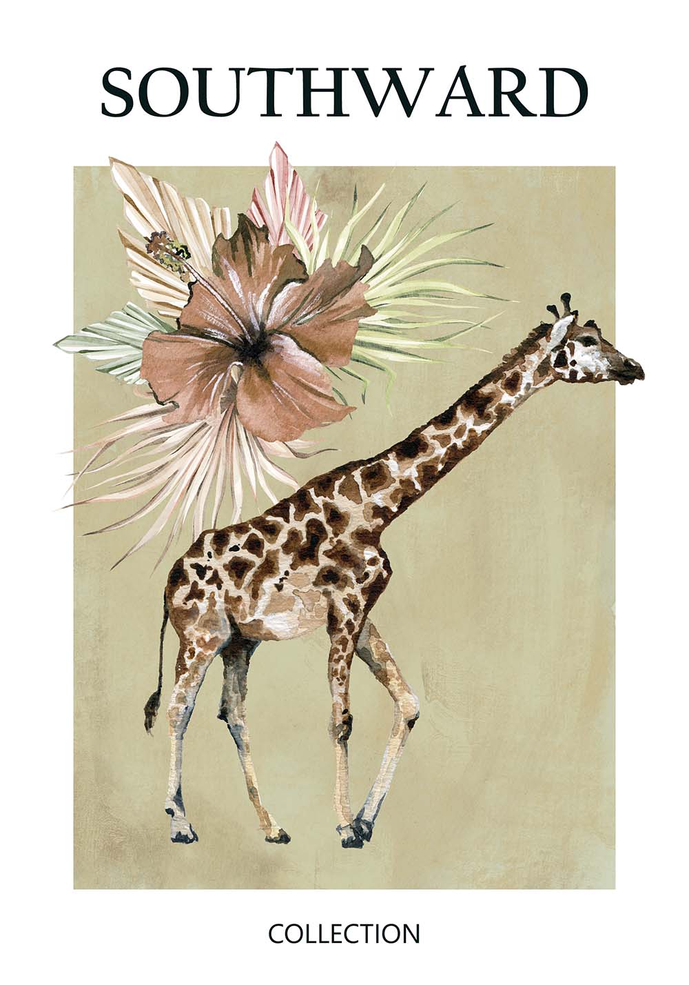 Poster girafe