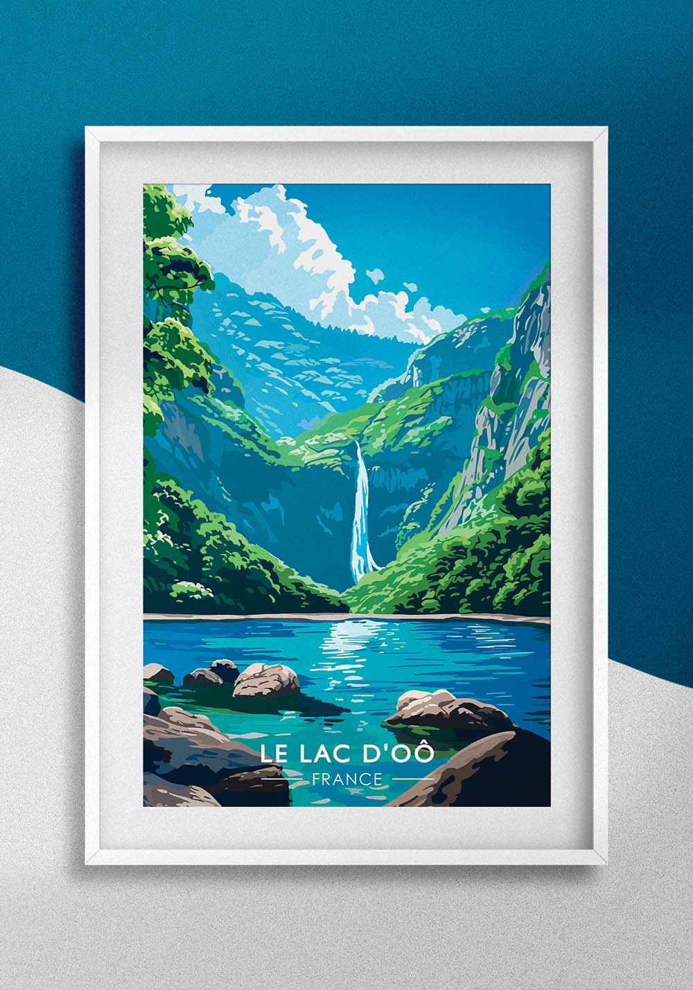 Poster lac d'oô