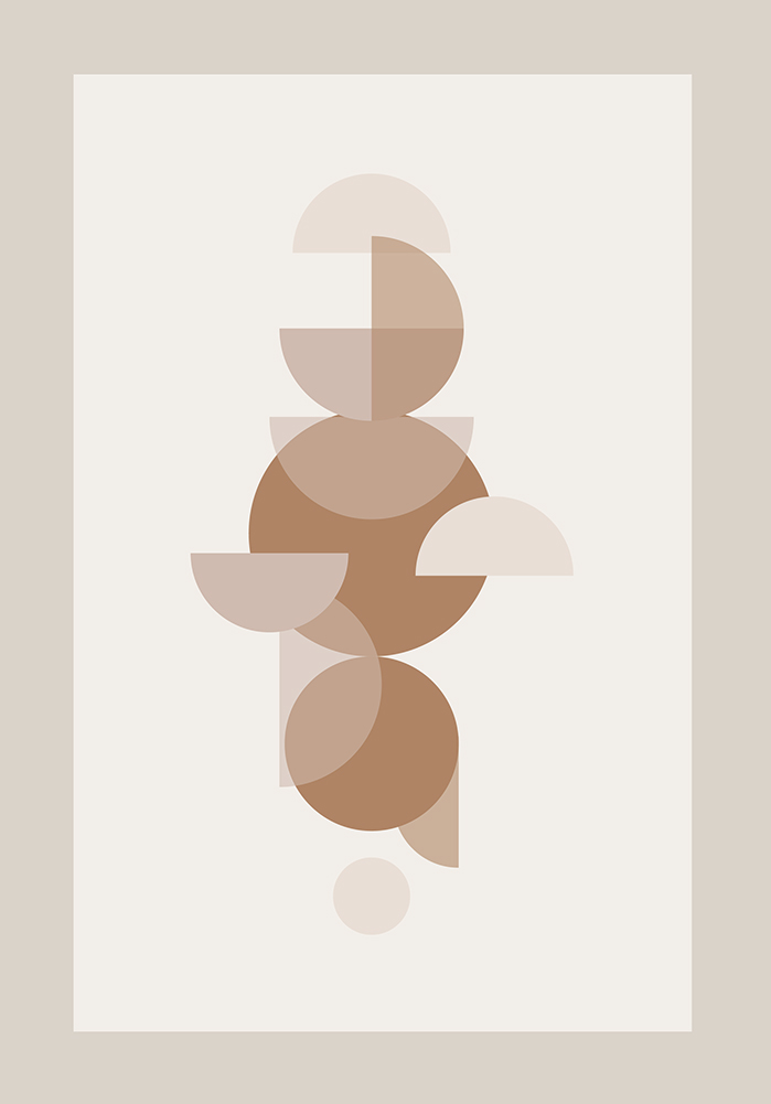 Lunes boho croissante décroissante Décor mural entrée