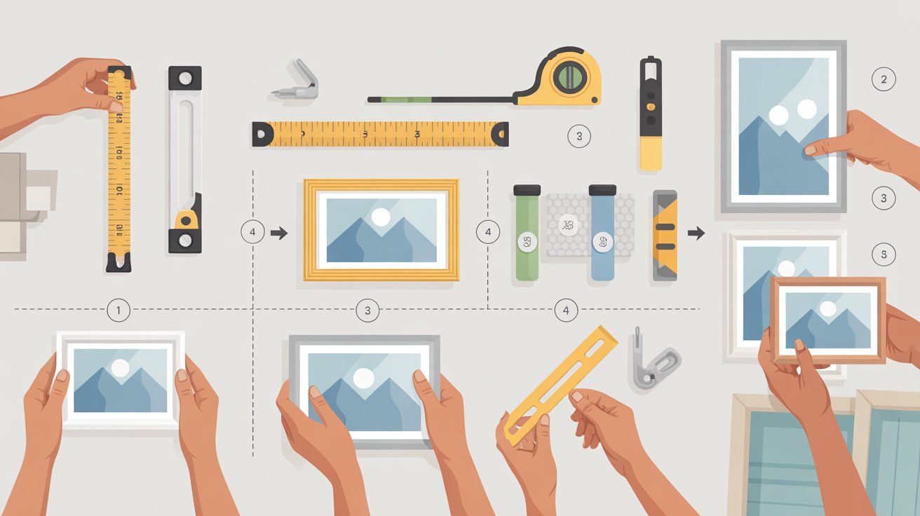 Comment accrocher des photos au mur