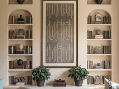 Décorer un grand mur du salon