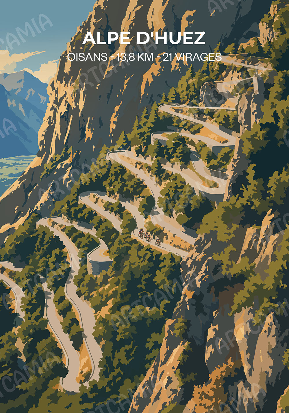 Affiche Alpe d'Huez