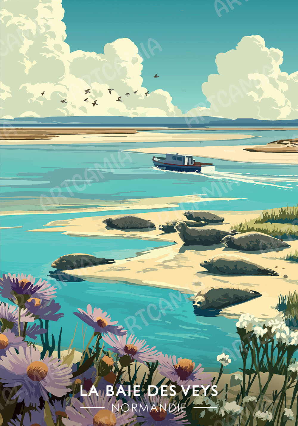Affiche Baie des Veys