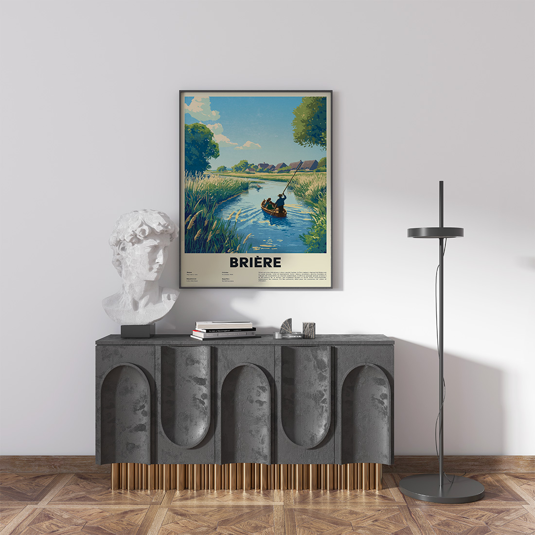 Affiche balade en chaland Affiche balade en chaland