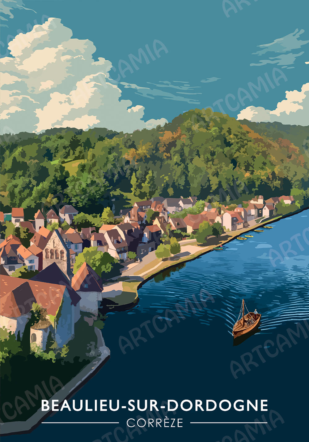 Affiche Beaulieu-sur-Dordogne