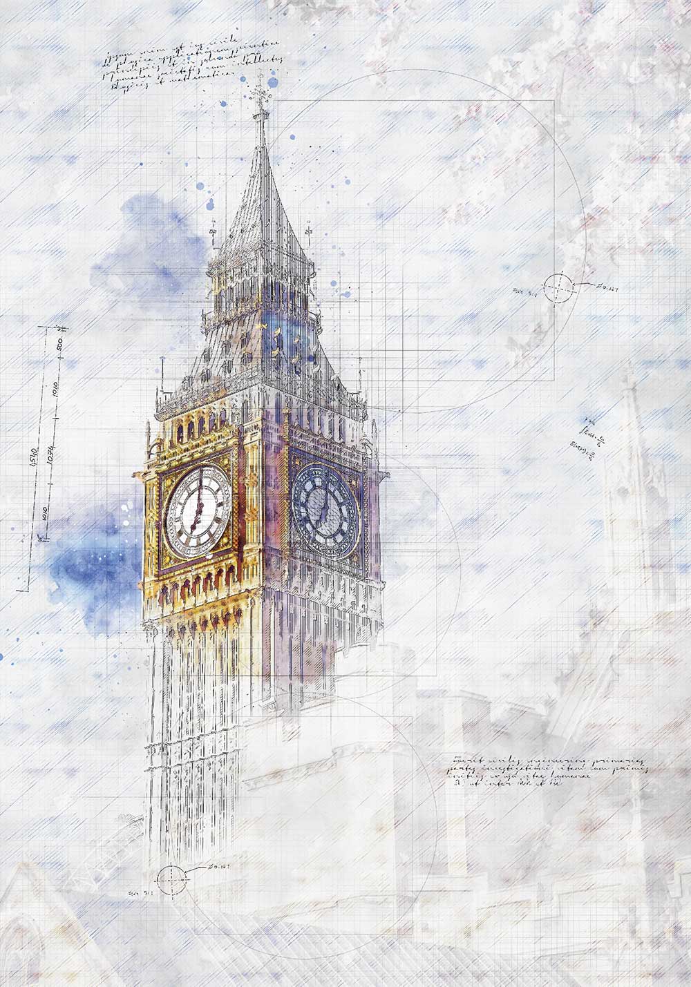 Affiche Big Ben Londres Poster salon