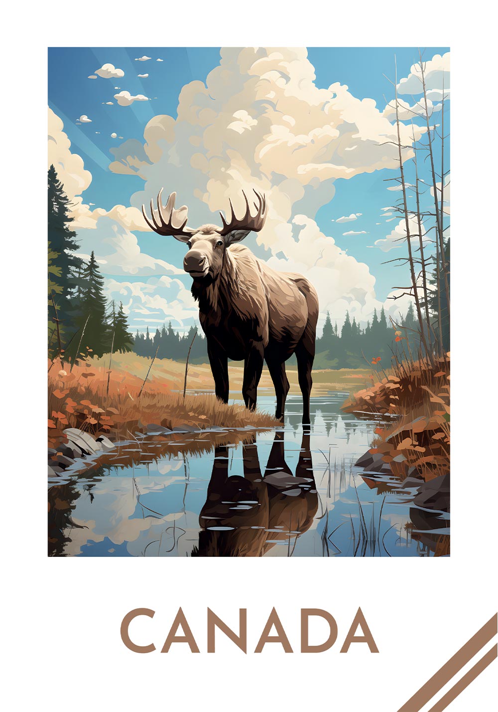 Affiche Canada Poster Orignal