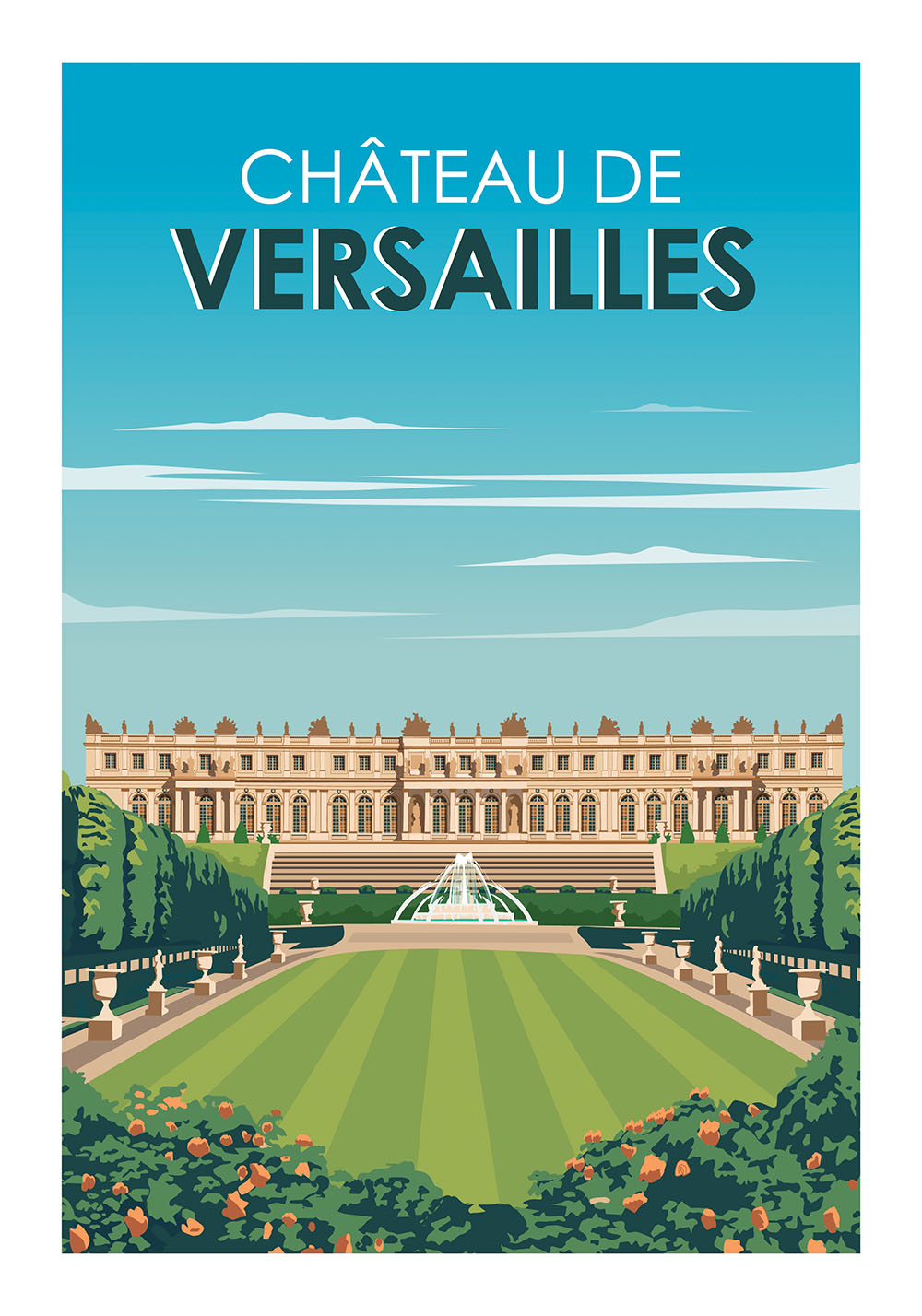 Affiche Château de Versailles