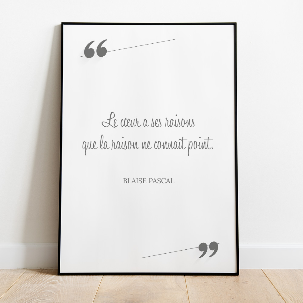 Affiche citation amour Affiche citation amour