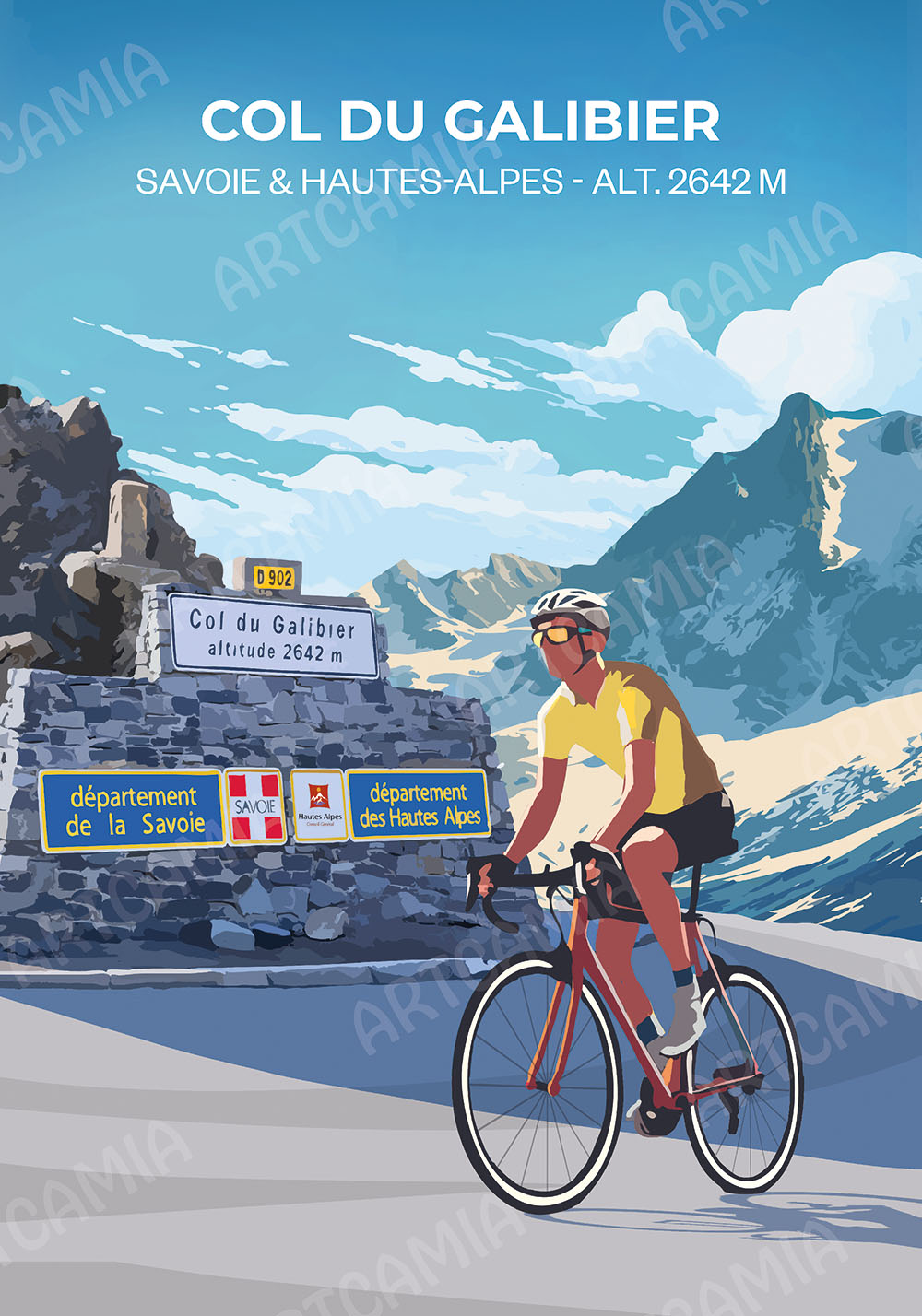 Affiche col du Galibier