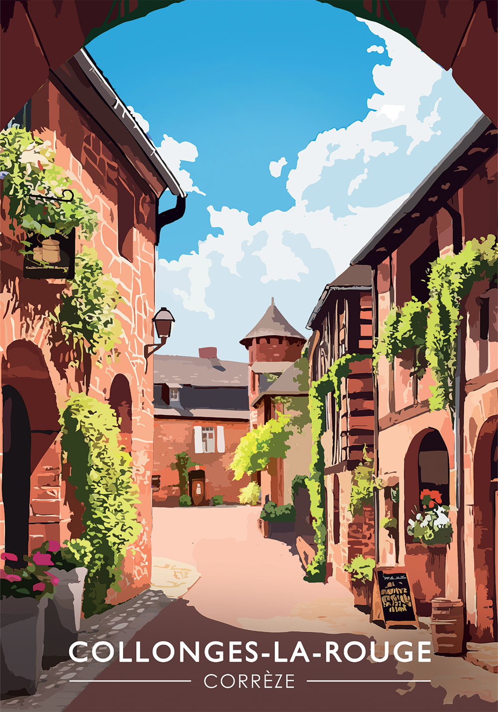 Affiche Collonges-la-rouge
