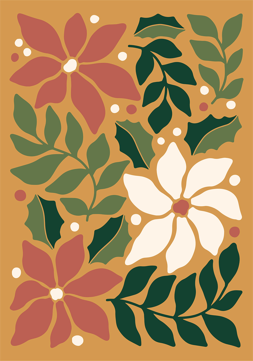 Affiche étoile de noël