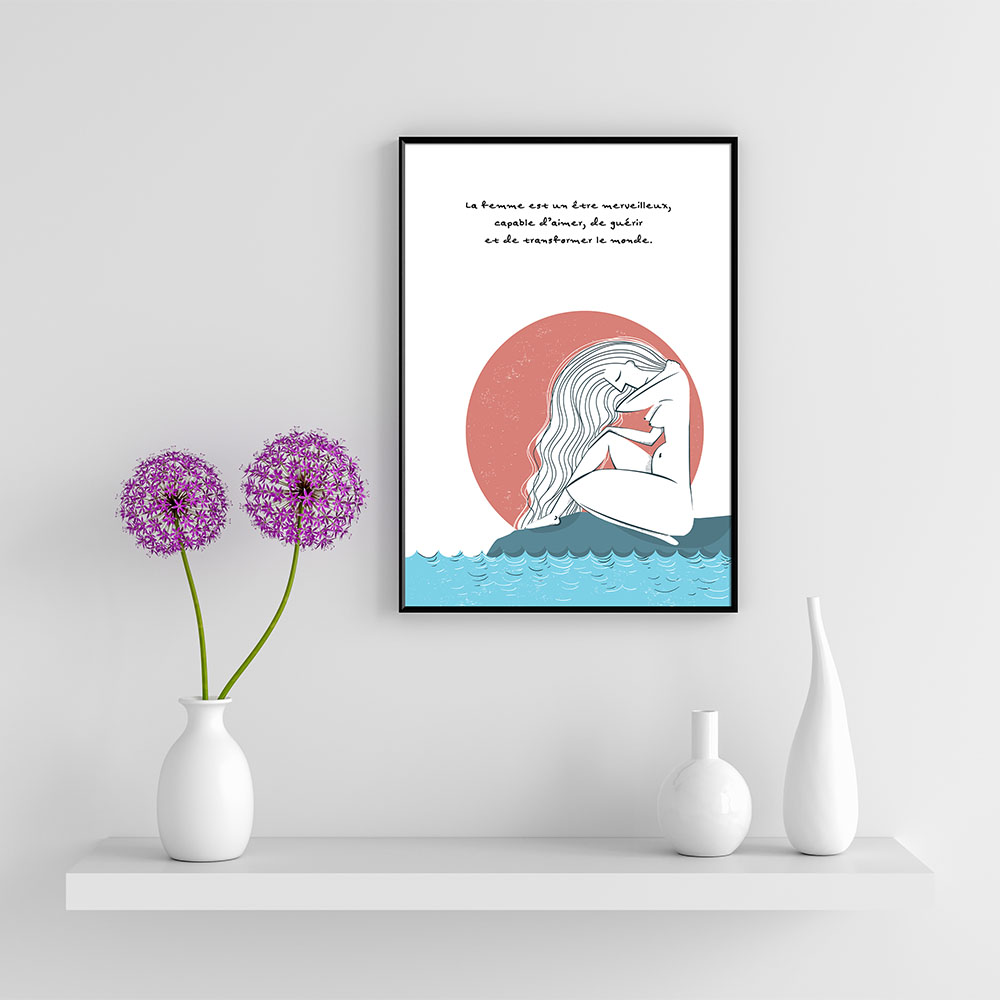 Affiche féminine Affiche féminine