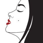 Affiche femme minimaliste