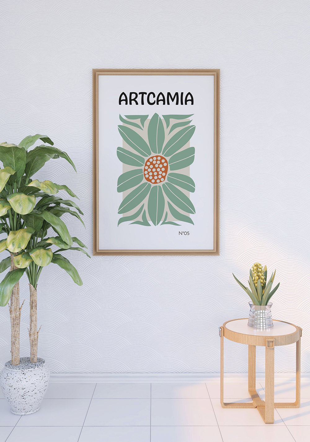 Affiche fleurs des champs collection Artcamia