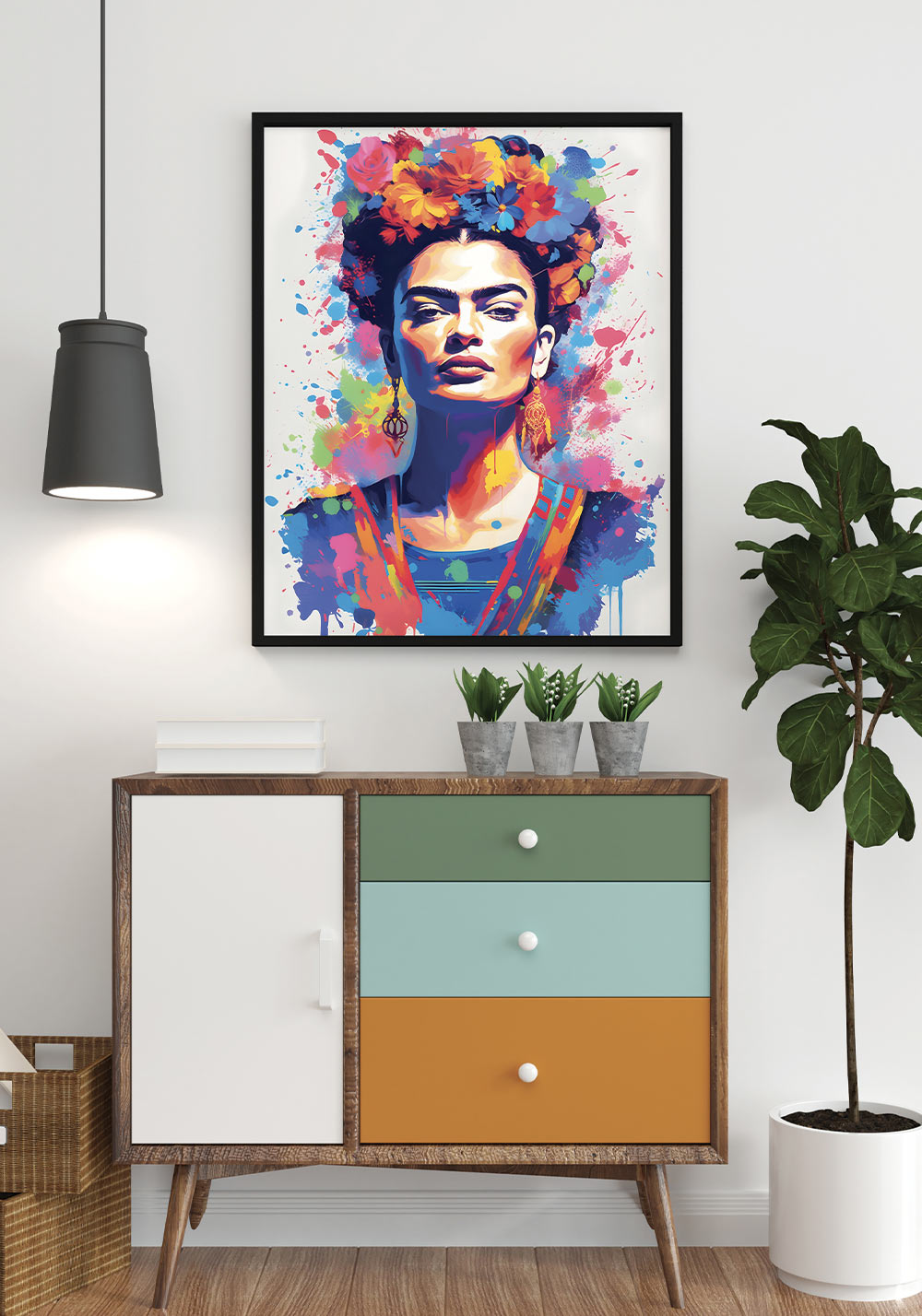Affiche Frida floral Artcamia