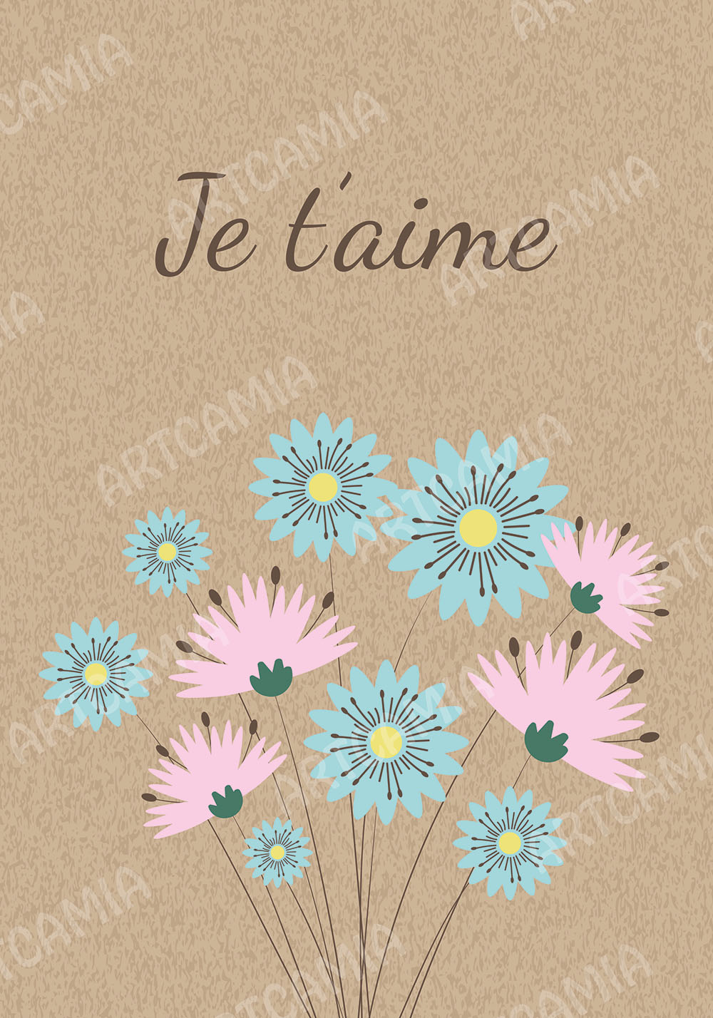 Affiche je t'aime