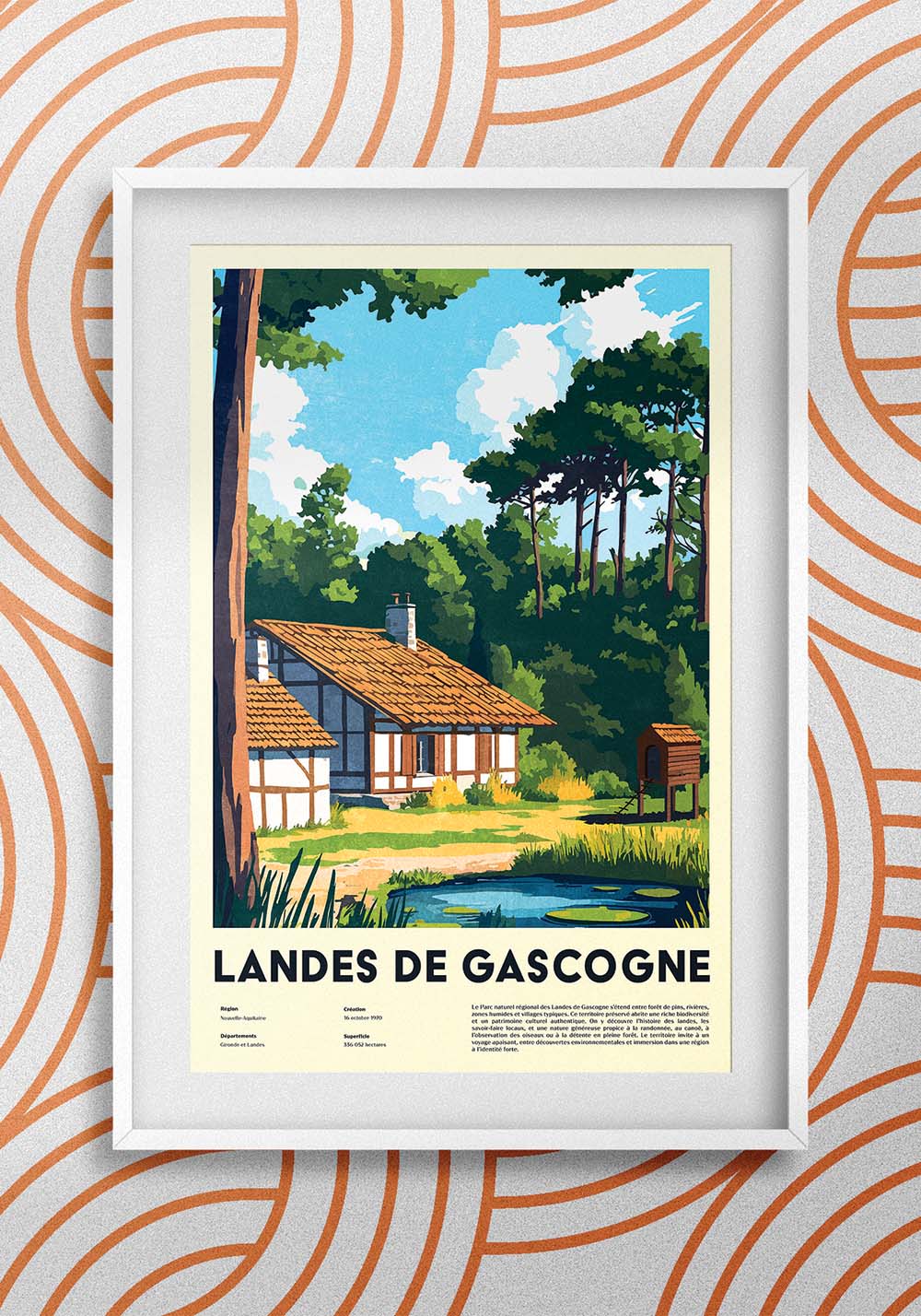 Affiche Landes de Gascogne