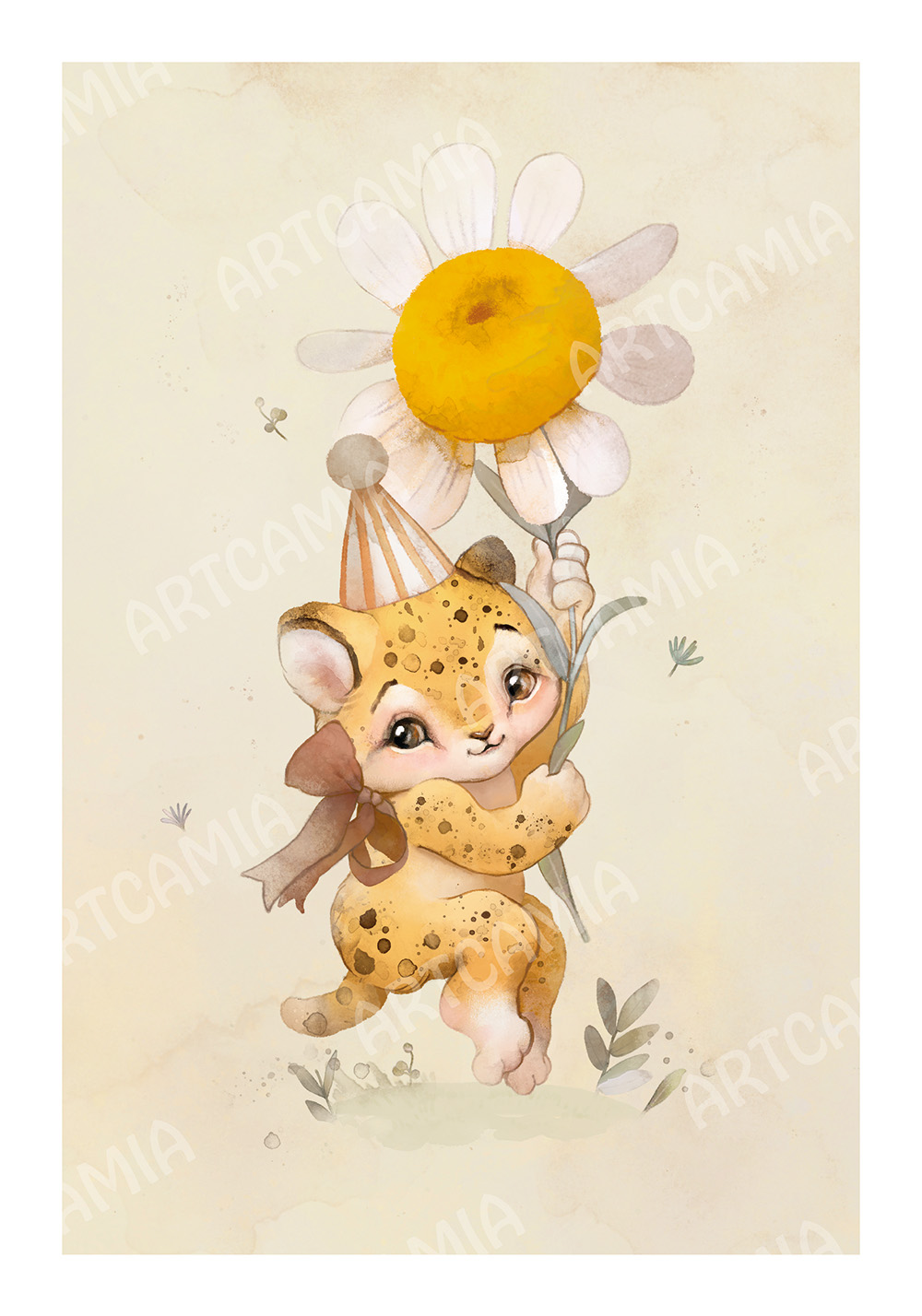 Affiche leopard