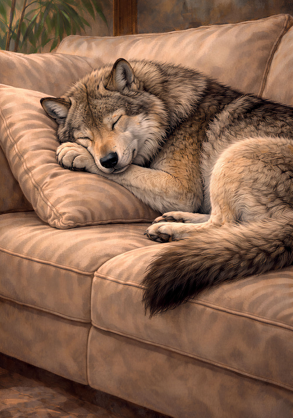 Affiche loup originale