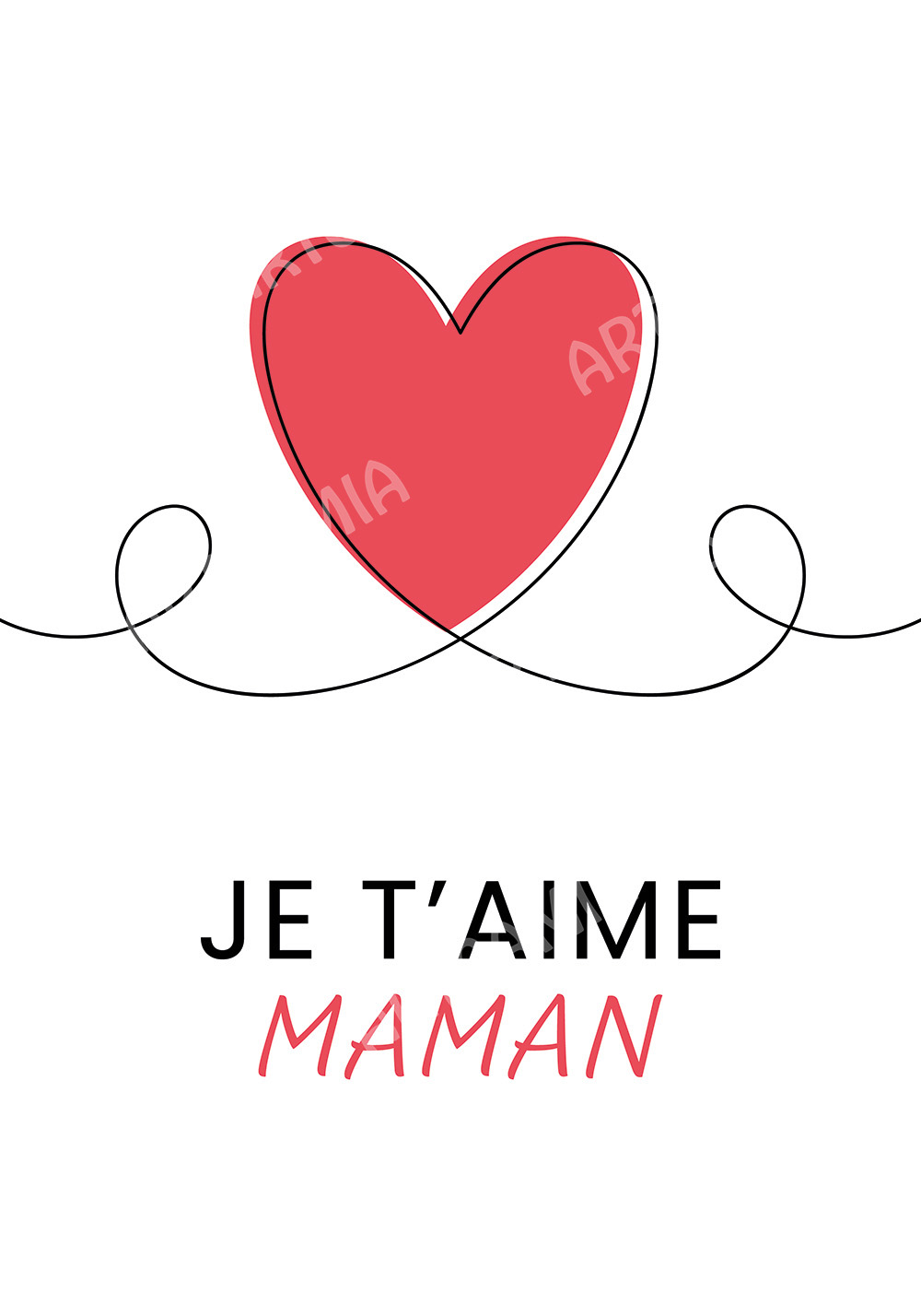 Affiche maman
