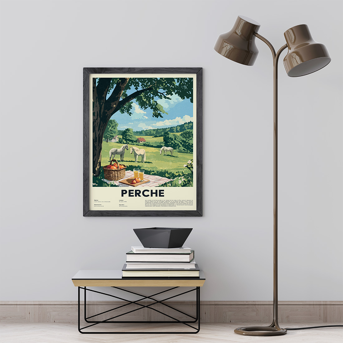 Affiche percherons Affiche percherons