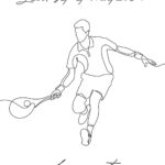Affiche personnalisée tennis