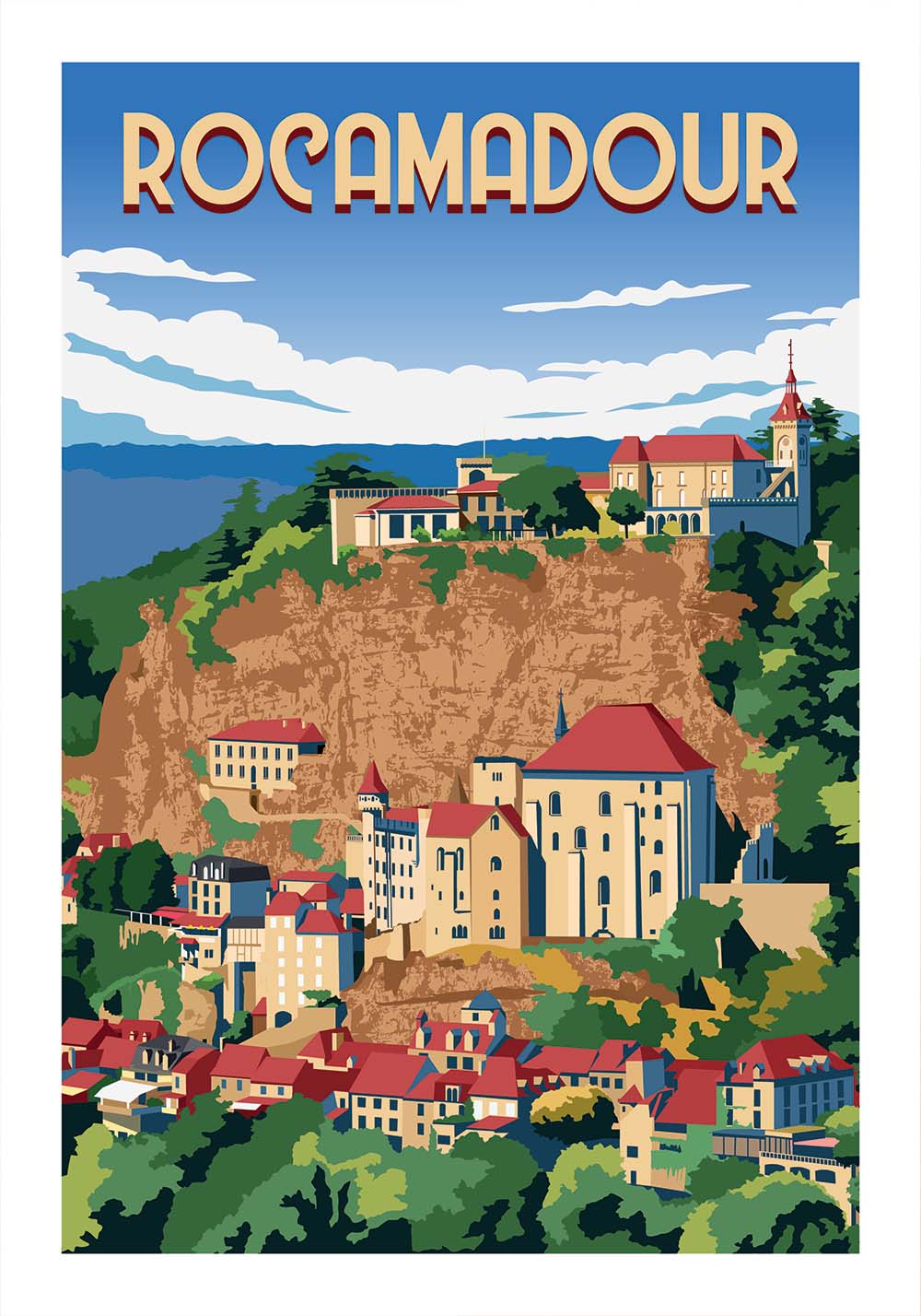 Affiche Rocamadour