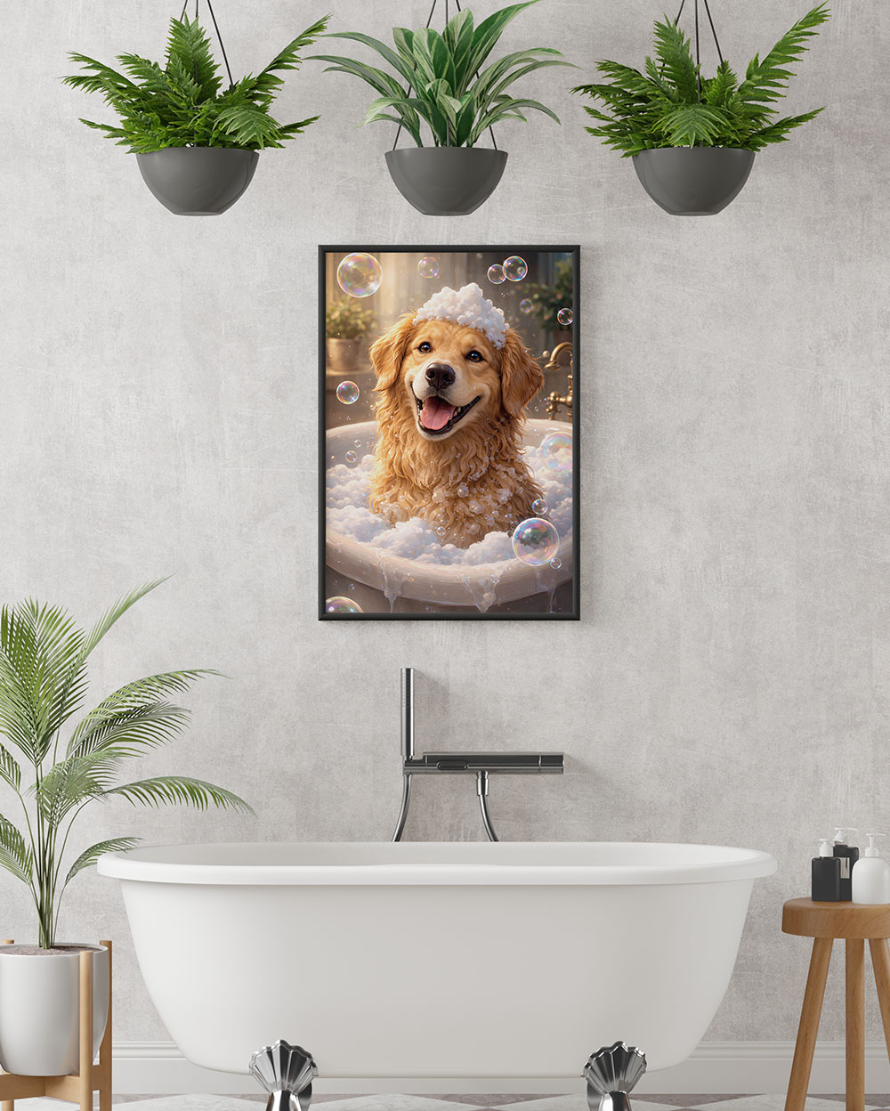 Affiche salle de bain