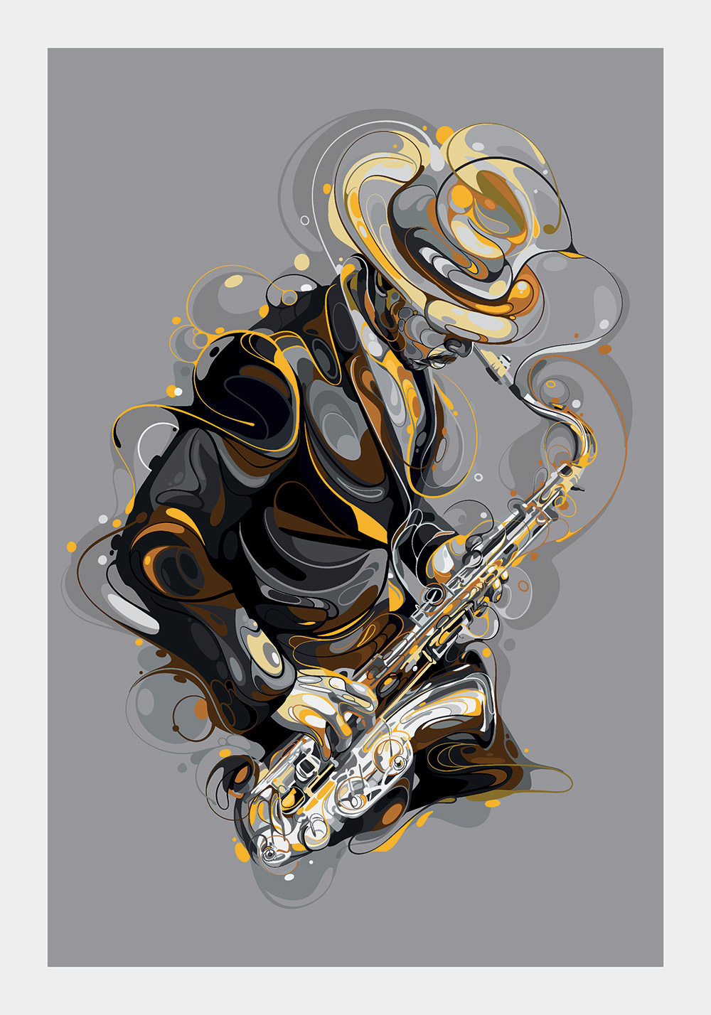 Affiche saxophone