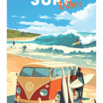 Affiche surf