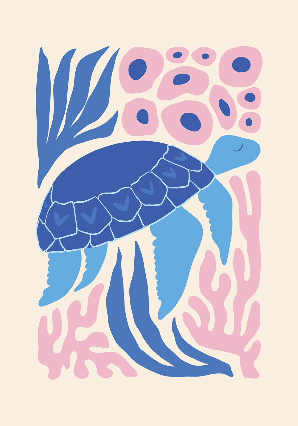 Affiche tortue