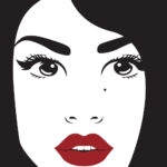 Affiche visage femme