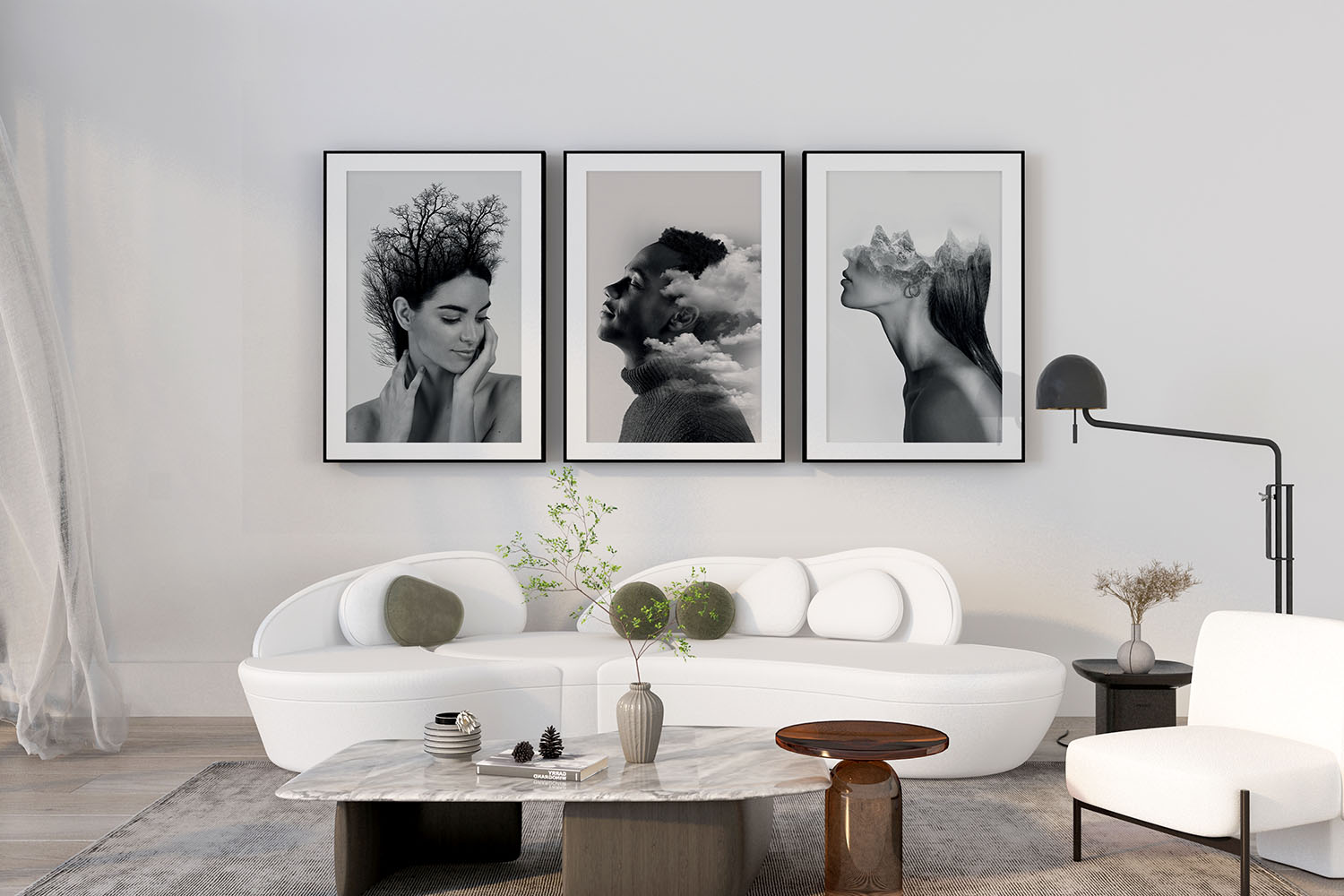 Affiches double exposition