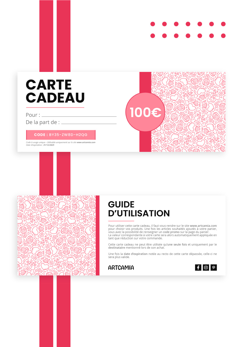 Carte cadeau amour