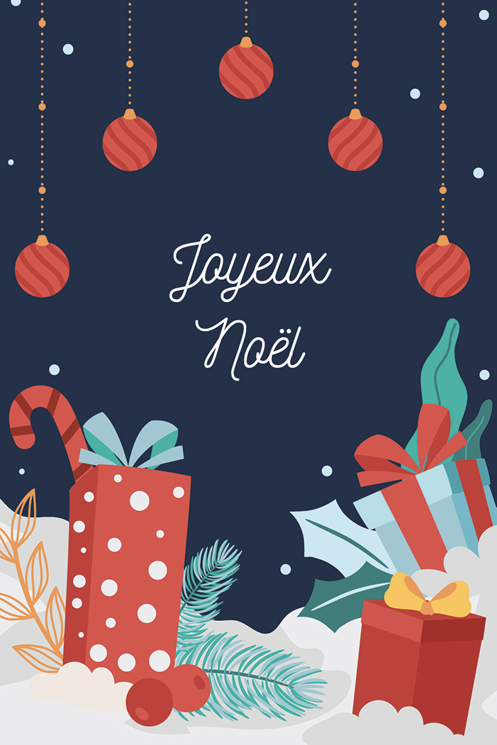 Carte de noël