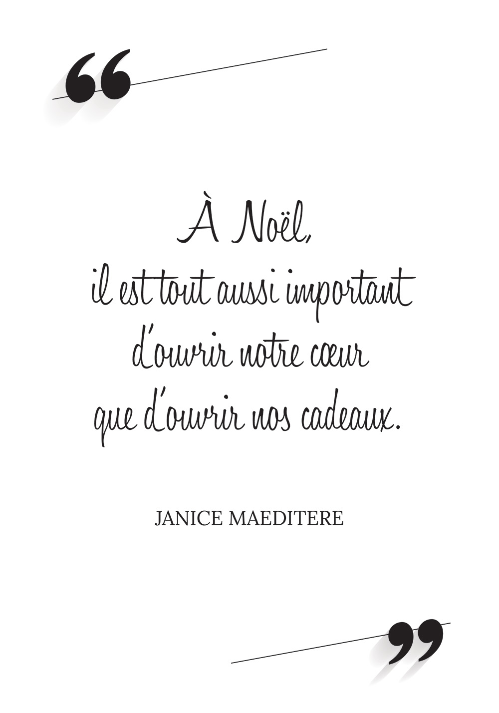 Citation Noël