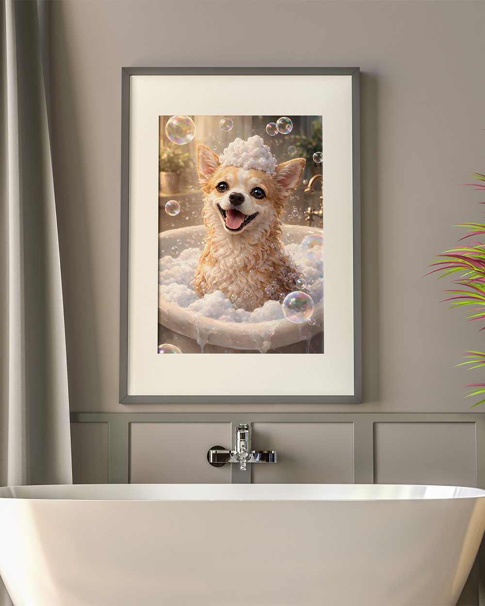 Décoration murale chien