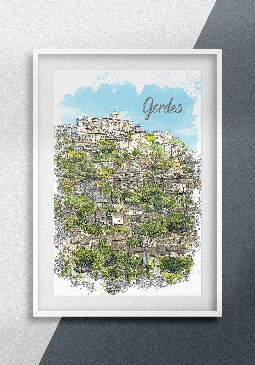 Gordes village du Vaucluse Artcamia