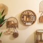 Décoration murale en paille