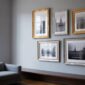 comment disposer 5 cadres sur un mur