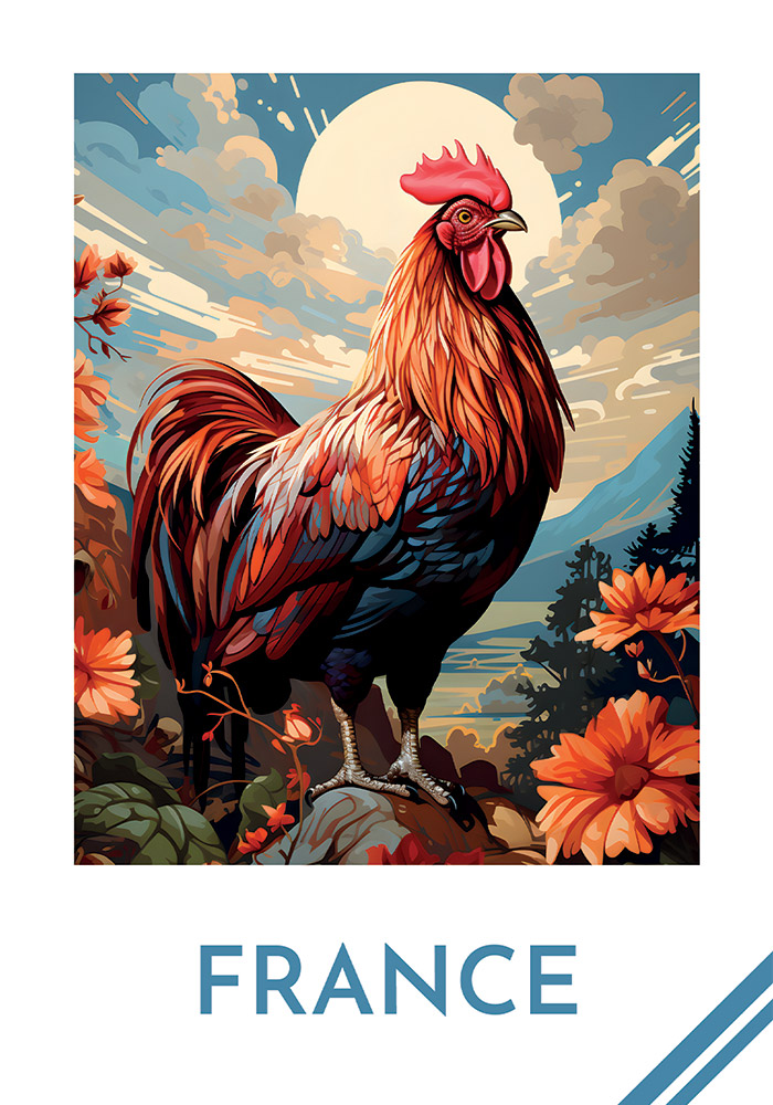 Poster animaux Affiche coq