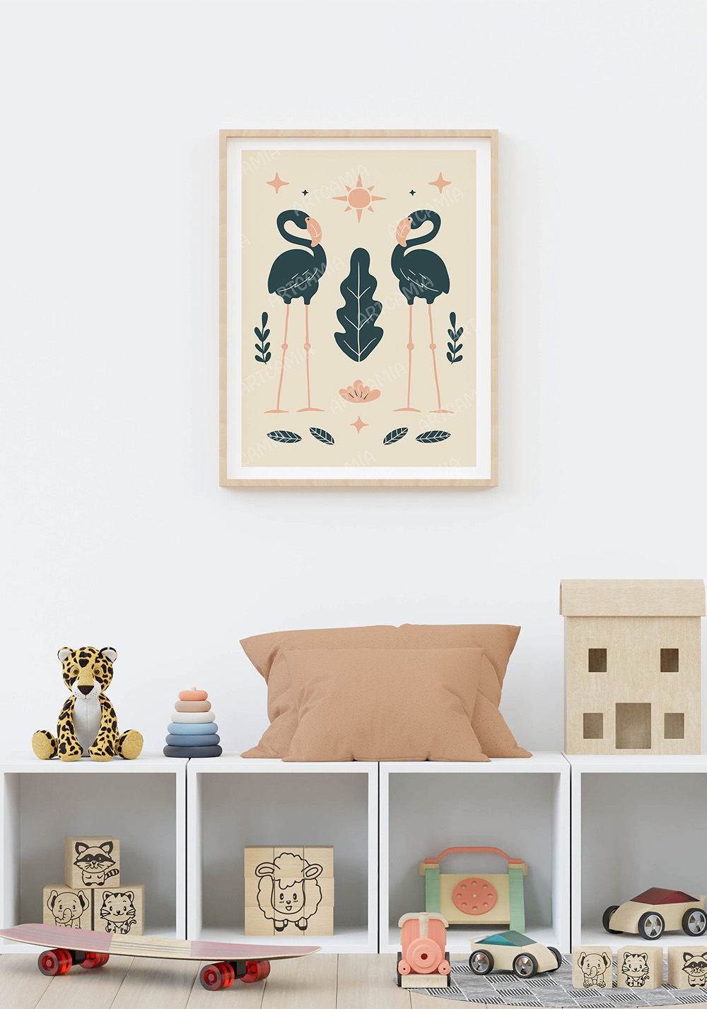 Poster boho animaux