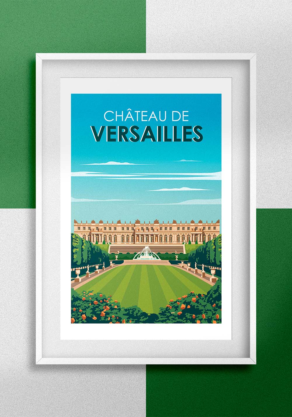 Poster château de Versailles