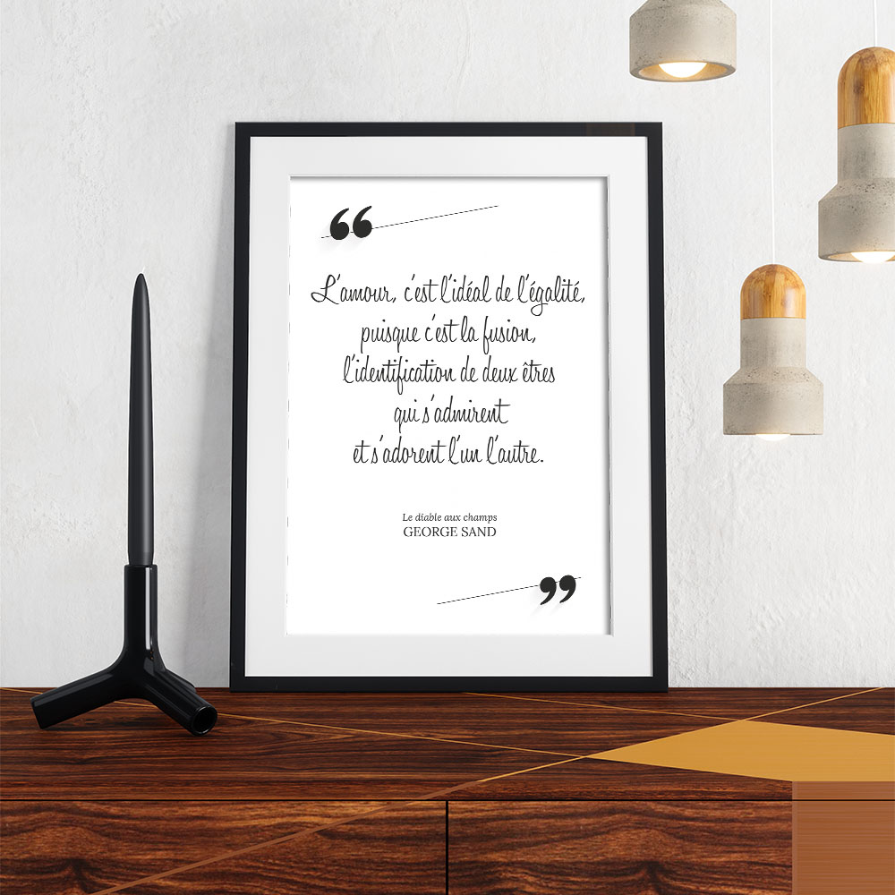 Poster citation Française Poster citation Française