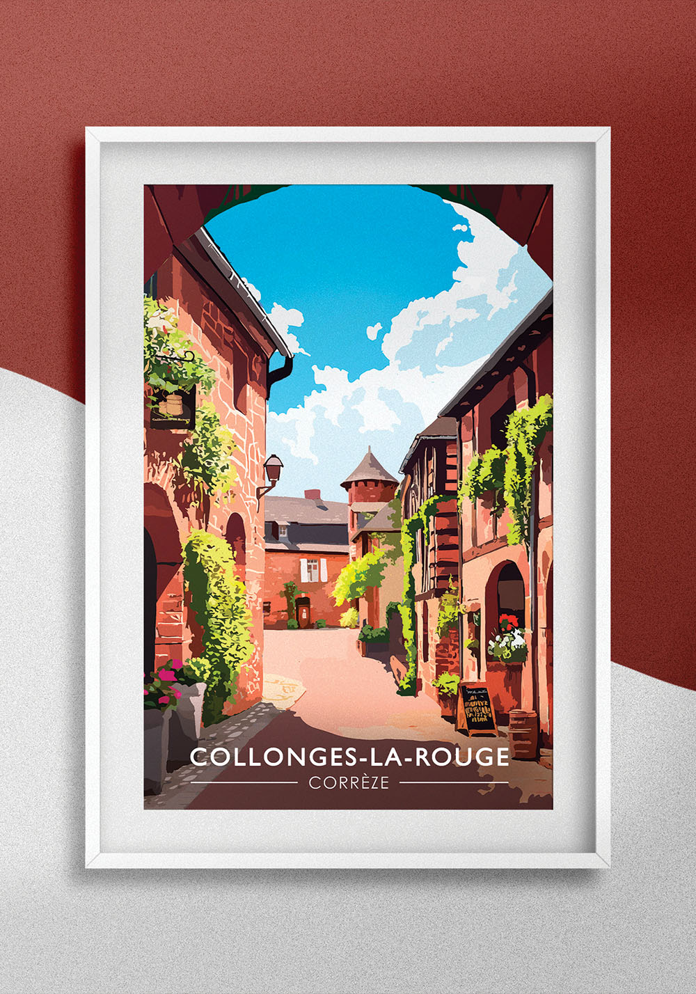Poster Collonges-la-Rouge