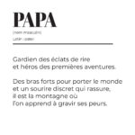 Poster définition papa