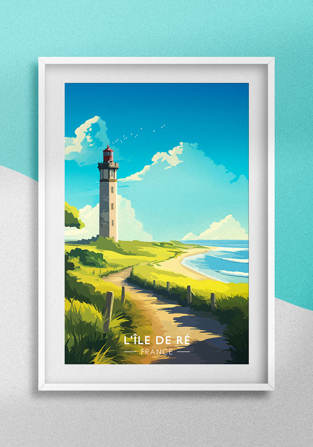 Poster île de ré