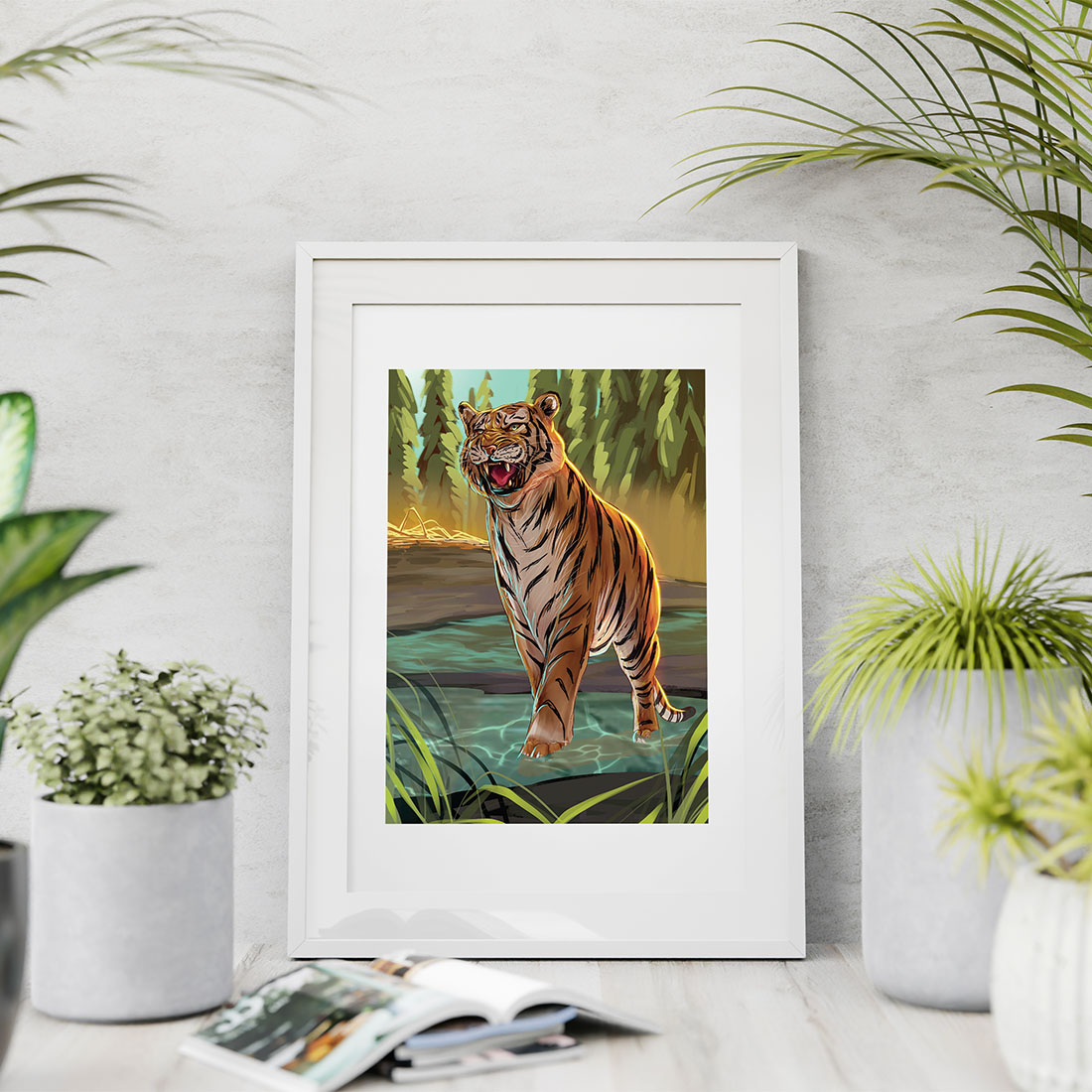 Poster Inde tigre Poster Inde tigre